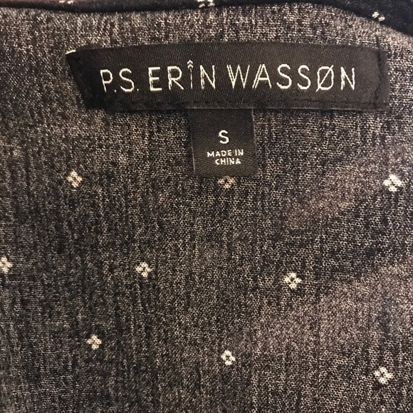 PS Erin Wasson Black/White Print Romper Pockets S - Picture 8 of 8